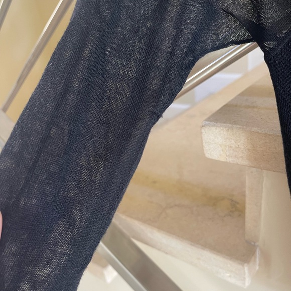 GUCCI LONG SLEEVE BLACK TOP - Picture 13 of 14